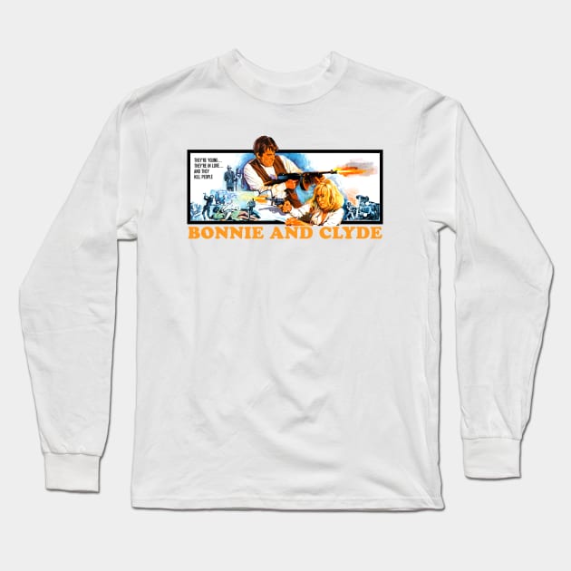 Bonnie And Clyde Long Sleeve T-Shirt by Scum & Villainy